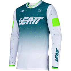 Leatt 4.5 Lite Gradient 2024 Motocross Jersey, white-green, Size M for Men