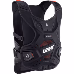 Leatt ReaFlex Ladies Chest Protector, black, Size 2XS XS for Women