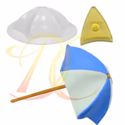 JEM 3-D Umbrella Cutter for Cake Decorating Set of 2  Standard