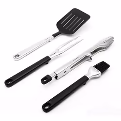 Cobb 47-1 kitchen utensil set 4 pc(s) Black, Stainless steel