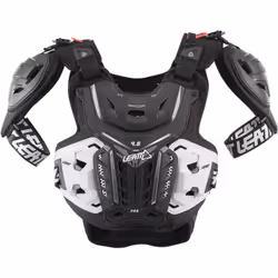 Leatt 4.5 Pro Chest Protector, black-white, Size XL 2XL for Men