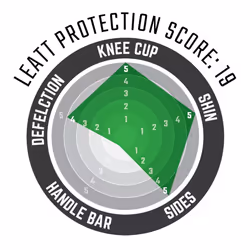 LEATT Knee&Shin Guard 3DF Hybrid EXT  Color: Black  Size: XXL (5019400 - Additional view 2