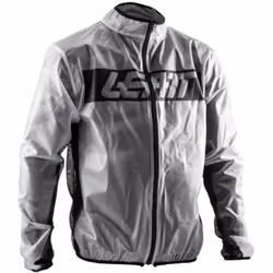 Leatt Race Cover Motocross Rain Jacket, white, Size L for Men