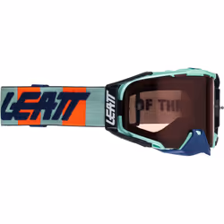 Leatt Velocity 6.5 News Motocross Goggles, turquoise for Men