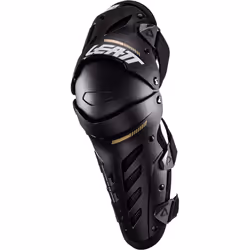 Leatt Dual Axis Knee and Shin Protectors, black, Size S M for Men