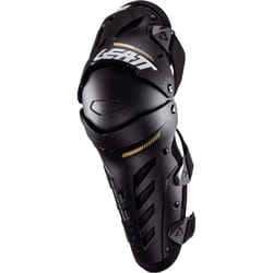 Leatt Dual Axis Knee and Shin Protectors, black, Size S M for Men