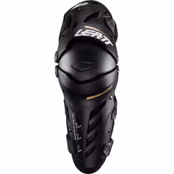 Leatt Dual Axis Knee and Shin Protectors, black, Size S M for Men