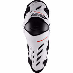 Leatt Dual Axis Knee and Shin Protectors, white, Size S M for Men