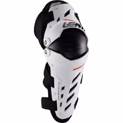 Leatt Dual Axis Knee and Shin Protectors, white, Size L XL for Men