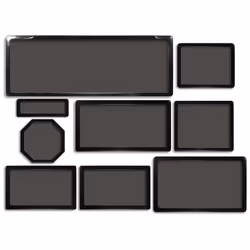 DEMCiflex DF0497, Dust filter, Black, Phanteks Enthoo Primo, 9 pc(s)