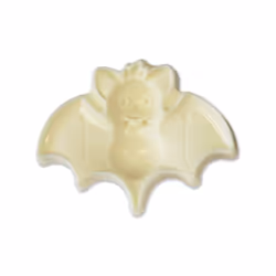 PME 1102EP011 JEM "Pop It" Bat Shaped Mould for Cake Decorating, Large/Small, Set of 2, Off-white, 6x2x5 cm
