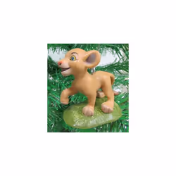 LION KING 9 Piece Christmas Ornament Set Featuring Simba, Nala,