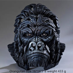 New Trends Contemporary Nordic Style Animal Sculpture Home Decoration Lion Tiger Bust of Edge Scenes Room Decor&Wall - Orangutan