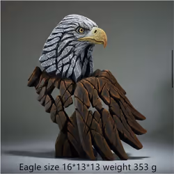 New Trends Contemporary Nordic Style Animal Sculpture Home Decoration Lion Tiger Bust of Edge Scenes Room Decor&Wall - Eagle