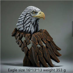 New Trends Contemporary Nordic Style Animal Sculpture Home Decoration Lion Tiger Bust of Edge Scenes Room Decor&Wall - Eagle