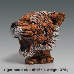 New Trends Contemporary Nordic Style Animal Sculpture Home Decoration Lion Tiger Bust of Edge Scenes Room Decor&Wall - Tiger