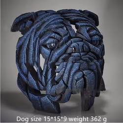New Trends Contemporary Nordic Style Animal Sculpture Home Decoration Lion Tiger Bust of Edge Scenes Room Decor&Wall - Dog