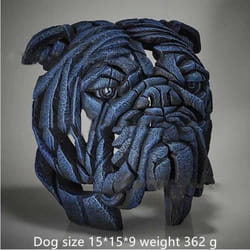 New Trends Contemporary Nordic Style Animal Sculpture Home Decoration Lion Tiger Bust of Edge Scenes Room Decor&Wall - Dog