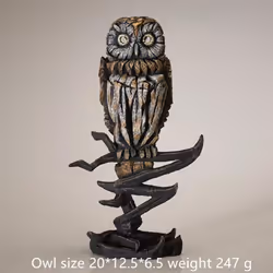 New Trends Contemporary Nordic Style Animal Sculpture Home Decoration Lion Tiger Bust of Edge Scenes Room Decor&Wall - Owl