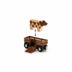 BRIO World Farm Railway Set Kids Age 3 Years Up - Compatible With Most BRIO Trains And Accessories