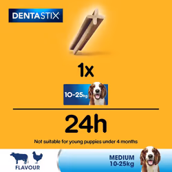 Pedigree Dentastix Daily Dental Chews Variety (10-25 Kg) 112 Sticks for Medium Dogs