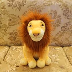 N/B Ypzz Original Cartoon Lion King Mufasa Cute Stuff Plush Toy Doll