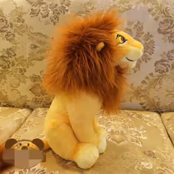 N/B Ypzz Original Cartoon Lion King Mufasa Cute Stuff Plush Toy Doll