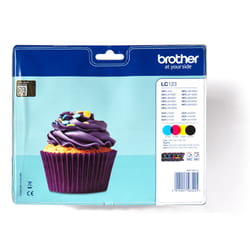 Brother LC123VALBPDR ink cartridge 1 pc(s) Original Black, Cyan, Magenta, Yellow