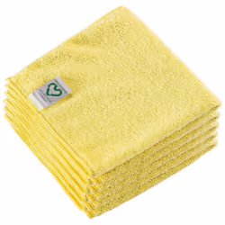 Vileda r-MicroTuff Swift Recycled Microfibre Cloths (5 x Cloths) - Yellow