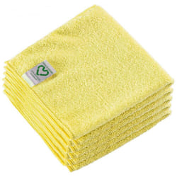 Vileda r-MicroTuff Swift Recycled Microfibre Cloths (5 x Cloths) - Yellow