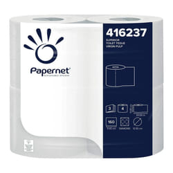 Papernet Luxury Embossed 2 Ply Toilet Rolls (40 Rolls) - 160 Sheets
