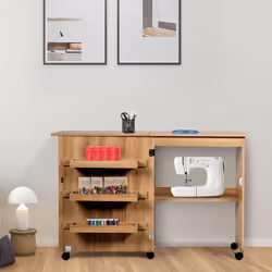 Multifunctional Sewing Machine Cart Folding Sewing Table Craft Table