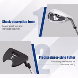 Men's Complete Golf Clubs Package Set 10 Pieces