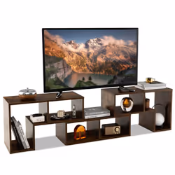 TV Stand Up to 65 Inches Storage Bookcase Free Combination Home Office