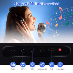 88-Key Foldable Digital Piano  Semi Weighted  Electronic Keyboard