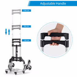 Outdoor Stair Climbing Cart Portable Folding Hand Truck