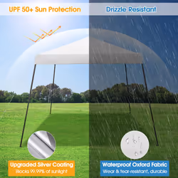 3M x 3M Pop up Gazebo Outdoor Instant Canopy Tent With Mesh Roller Bag