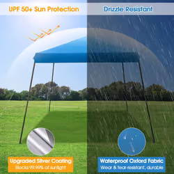 3M x 3M Pop up Gazebo Outdoor Instant Canopy Tent With Mesh Roller Bag
