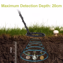 Metal Detector Kit High Accuracy Metal Detector with LCD Display