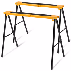 2 Saw Horses Folding Saw Rack Portable Sawbuck for Household Workshop