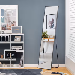 Full Length Mirror Rectangular Dressing Mirror Standing Wall-mounted