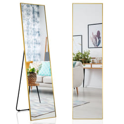Full Length Mirror Rectangular Dressing Mirror Standing Wall-mounted