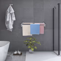Drying Rack Expandable Towel Rack Stainless Steel Rods Wall Mounted