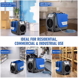 85L Commercial Dehumidifier w/Pump Drain Hose  Industrial Dehumidifier