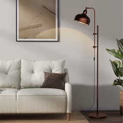 Industrial Tall Floor Lamp Desk Lamp w / Adjustable Height & Lamp Head