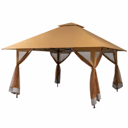 4m x 4m Pop-up Gazebo Canopy Instant Setup Canopy Tent Shade Shelter