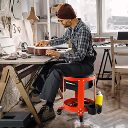 Workshop Creeper Seat Rolling Mechanic Stool Mechanic Roller Seat