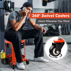 Workshop Creeper Seat Rolling Mechanic Stool Mechanic Roller Seat