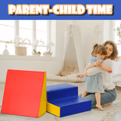 Crawl Activity Play Set Soft Foam Toddler Stairs Ramp Climber Gym Toy