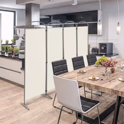 188cm Folding Privacy Screen 4-Panel Room Divider Privacy Protection